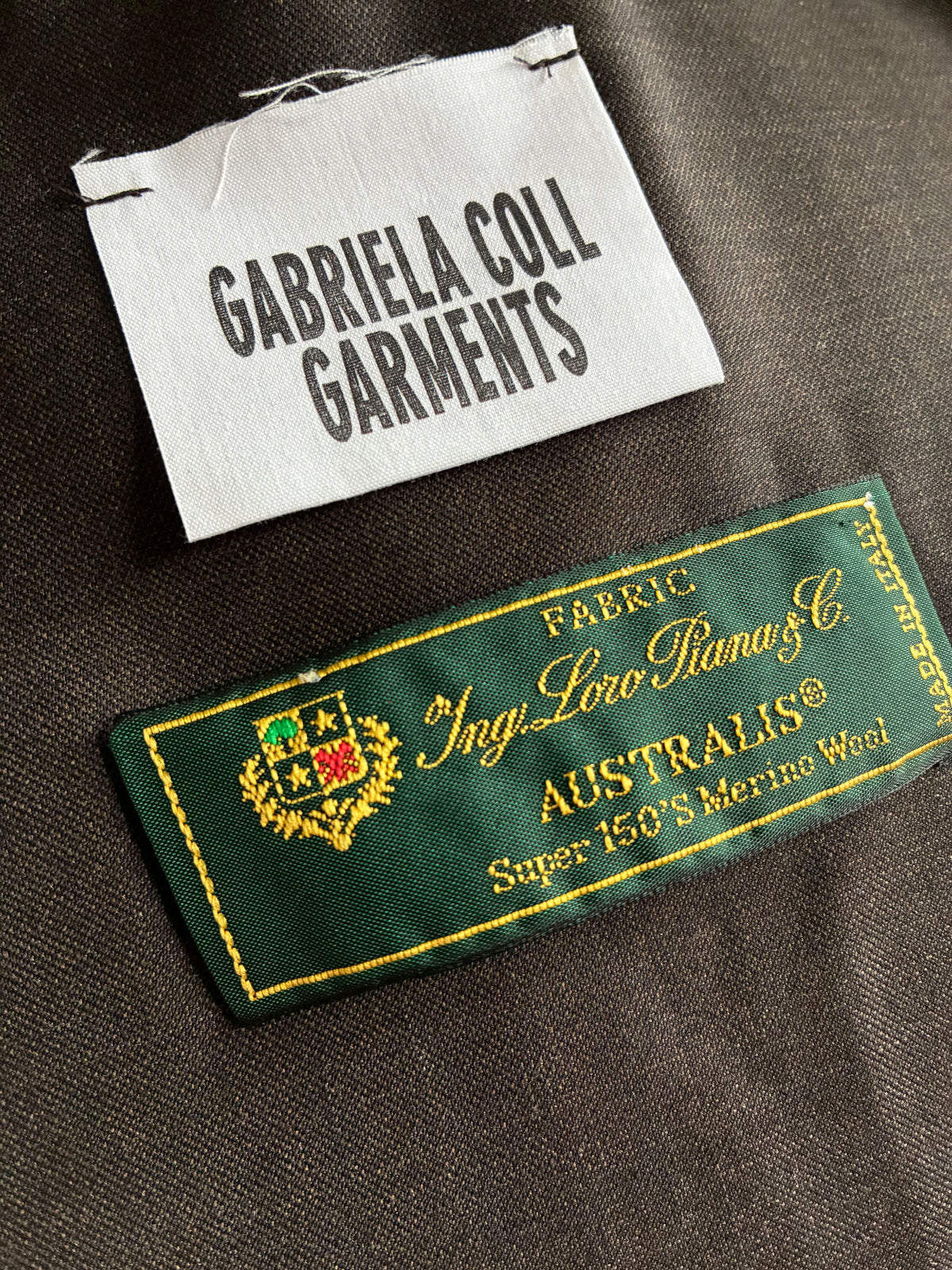 GABRIELA COLL GARMENTS  S19 NO.343 FINE WOOL CROSSED TROUSERS
