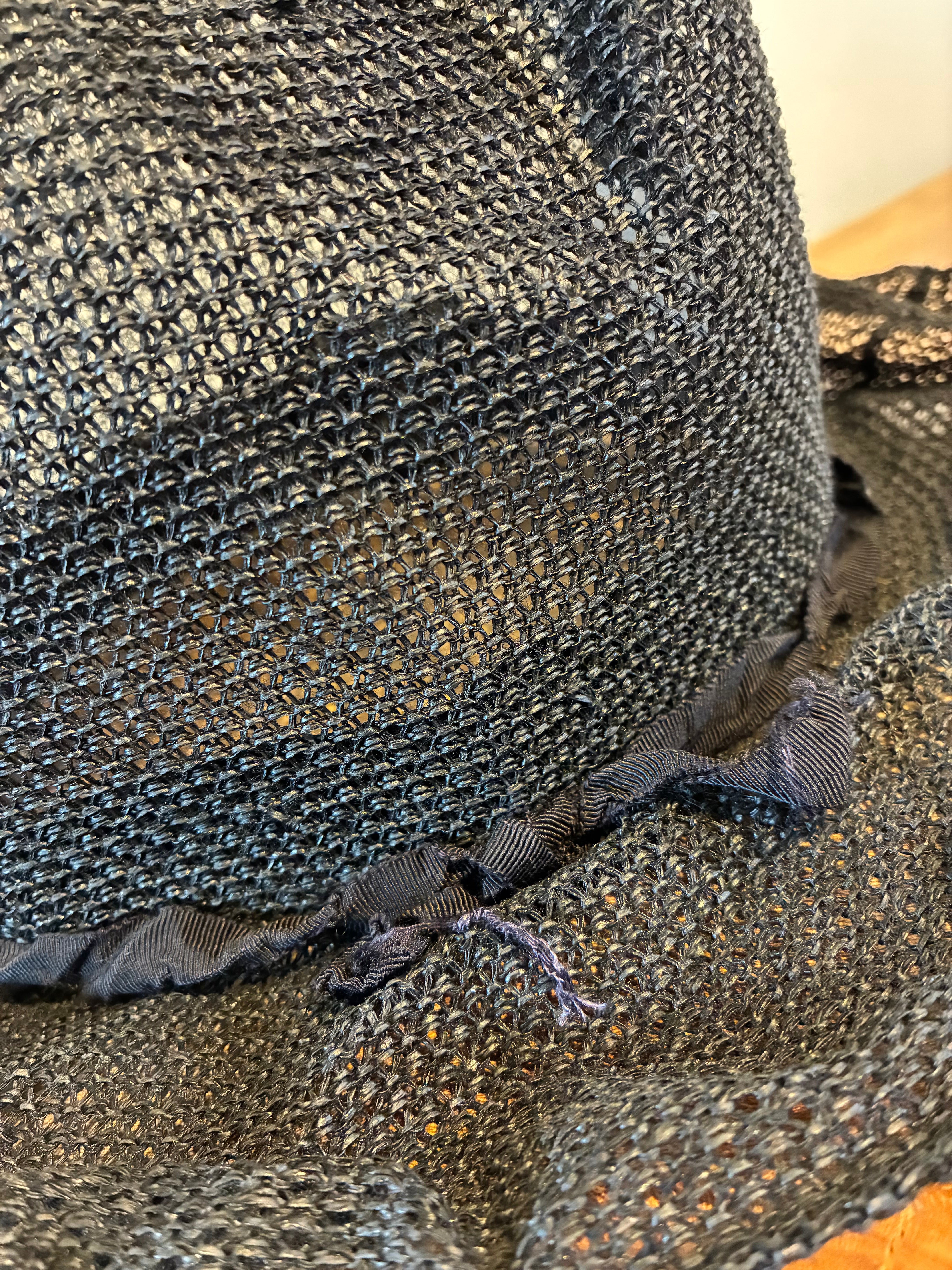 yohji yamamoto HP-H03-960-4-4 PAPER PE BODY MOUNTAIN HAT