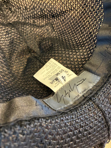 yohji yamamoto HP-H03-960-4-4 PAPER PE BODY MOUNTAIN HAT