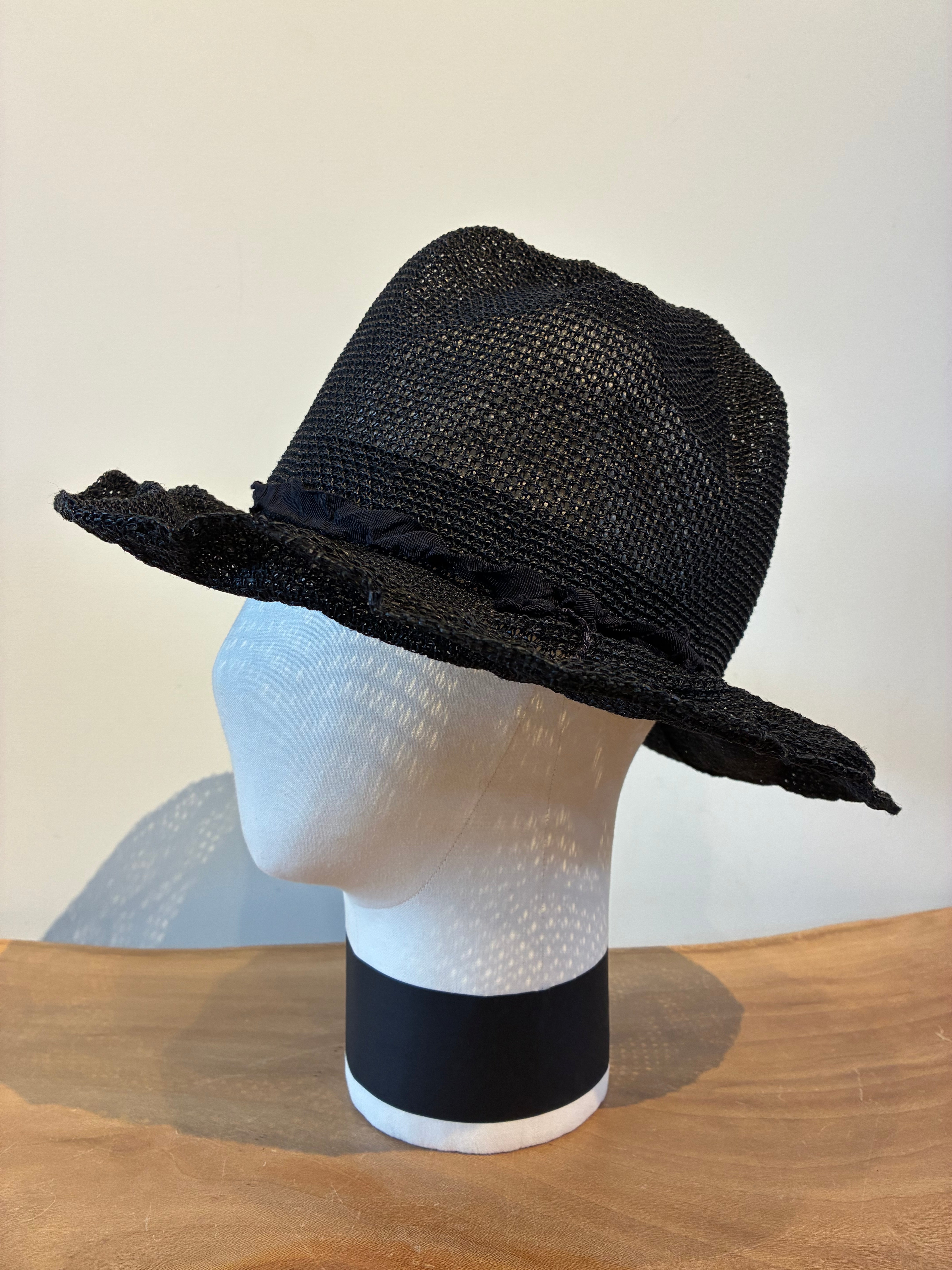 yohji yamamoto HP-H03-960-4-4 PAPER PE BODY MOUNTAIN HAT
