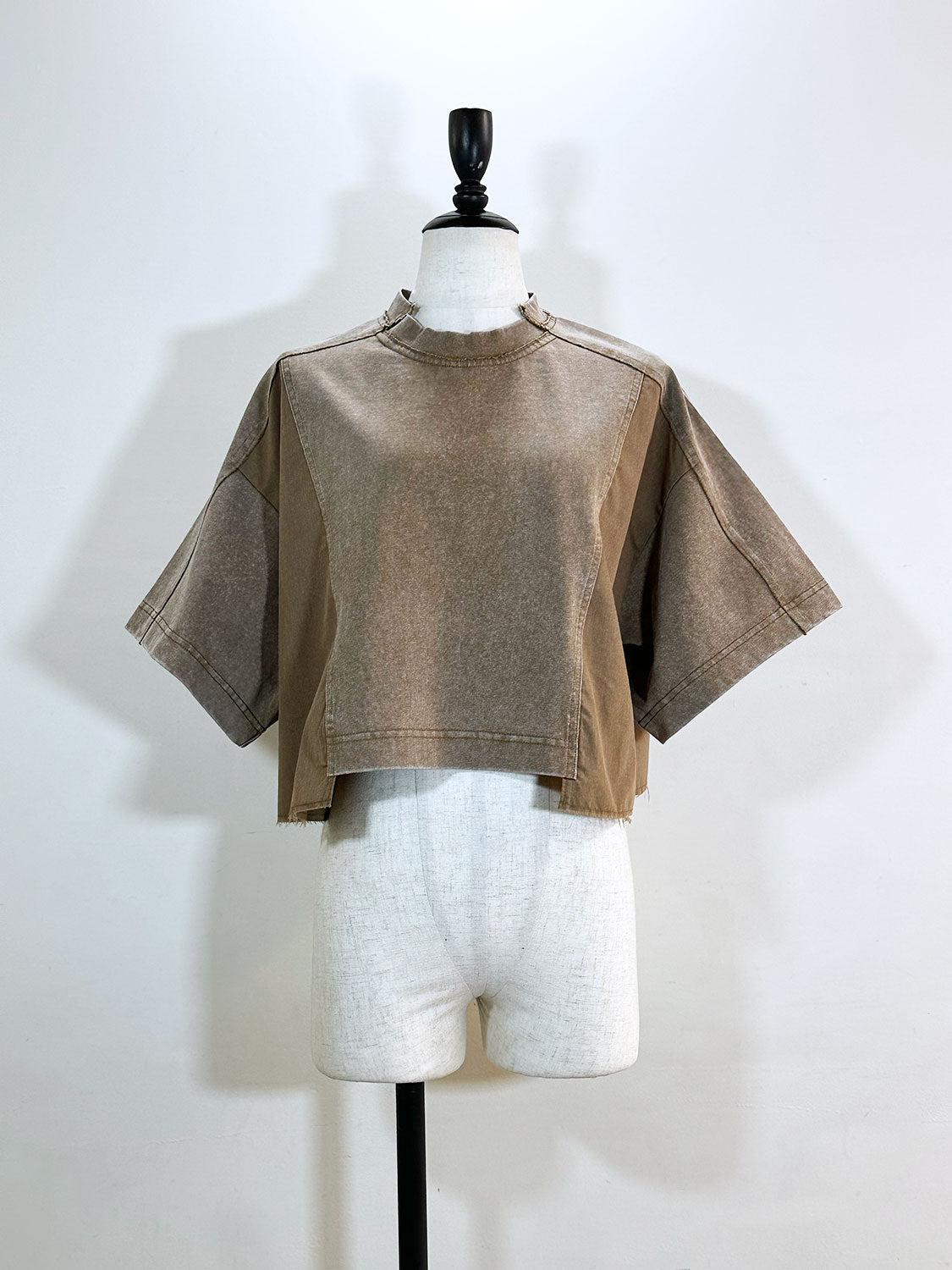 MAISONSPECIAL Docking Crash Short T-shirt
