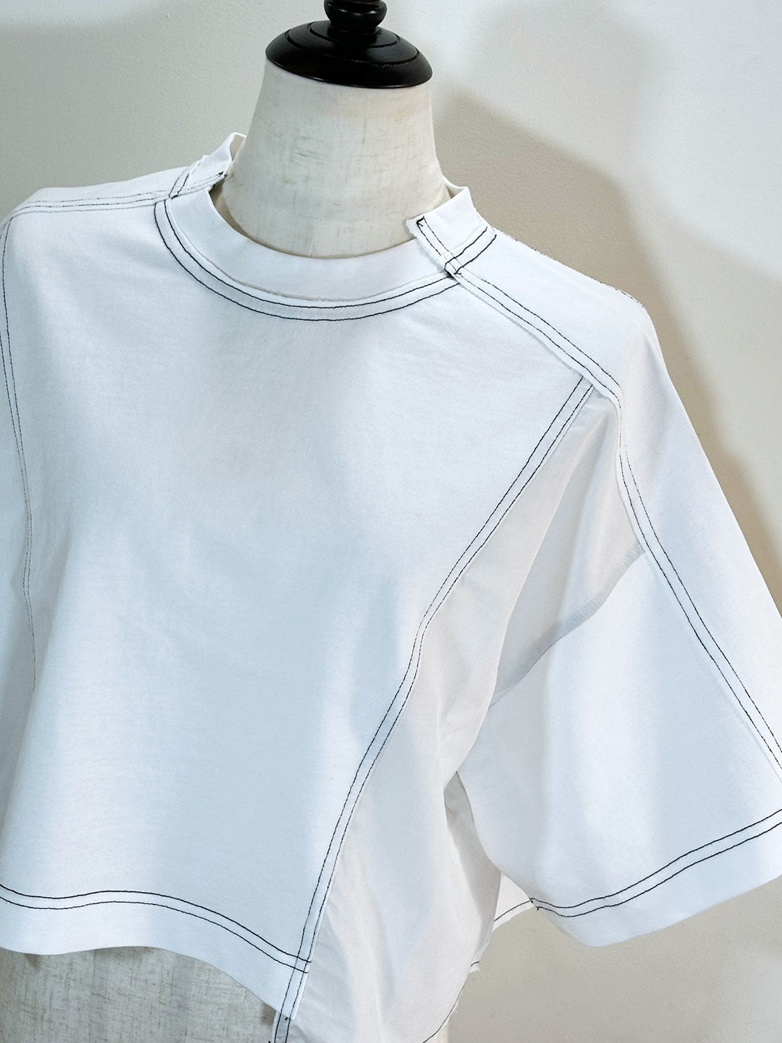 MAISONSPECIAL Docking Crash Short T-shirt