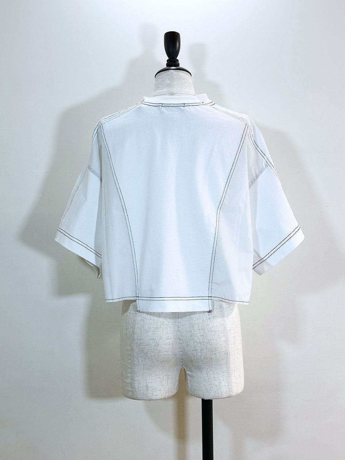 MAISONSPECIAL Docking Crash Short T-shirt