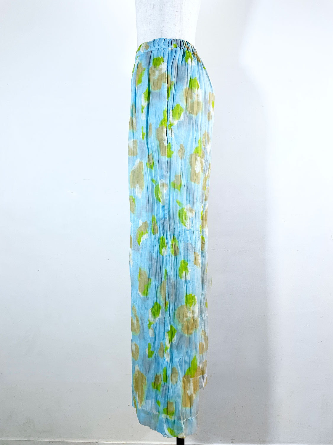MAISONSPECIAL   Floral Pattern Pleated Easy Pants