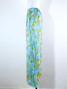 MAISONSPECIAL   Floral Pattern Pleated Easy Pants