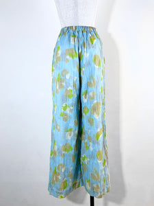MAISONSPECIAL   Floral Pattern Pleated Easy Pants