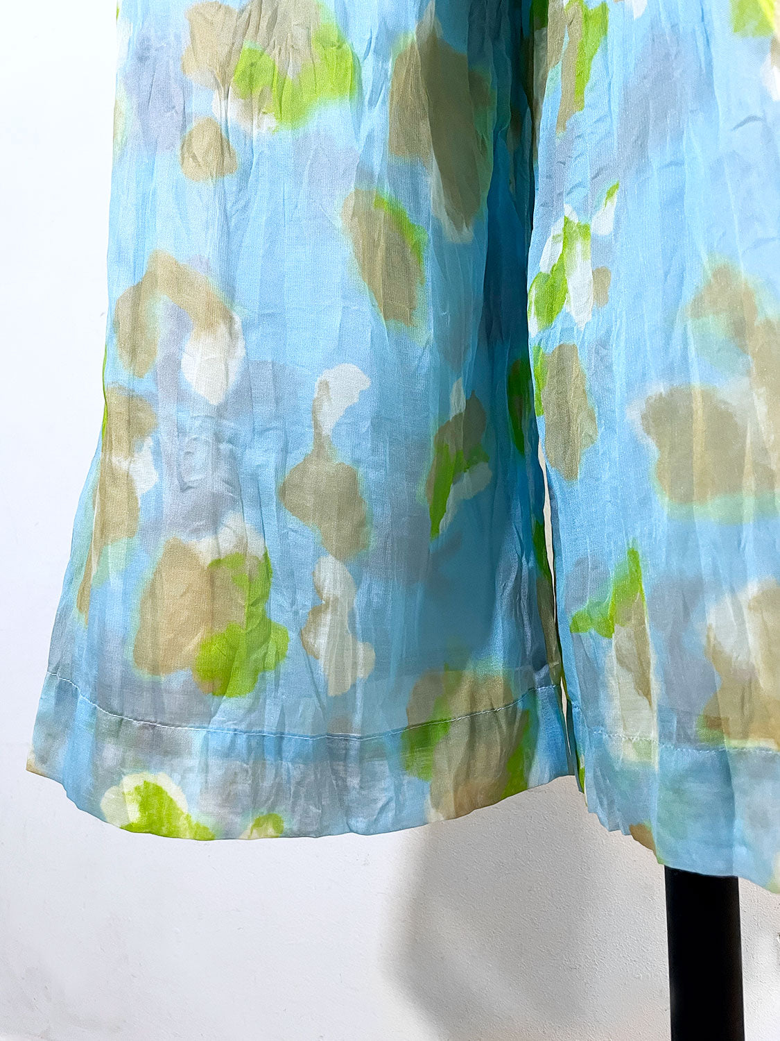 MAISONSPECIAL   Floral Pattern Pleated Easy Pants
