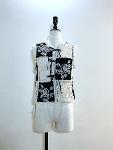 MAISONSPECIAL 2way Embroidery Vest