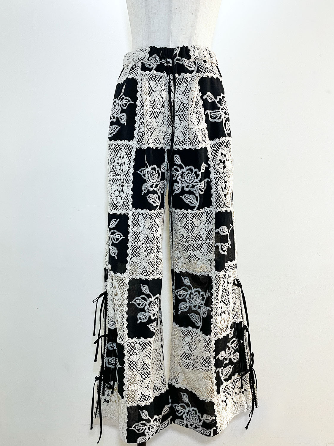 MAISONSPECIAL   Embroidery Easy Pants