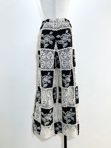 MAISONSPECIAL   Embroidery Easy Pants