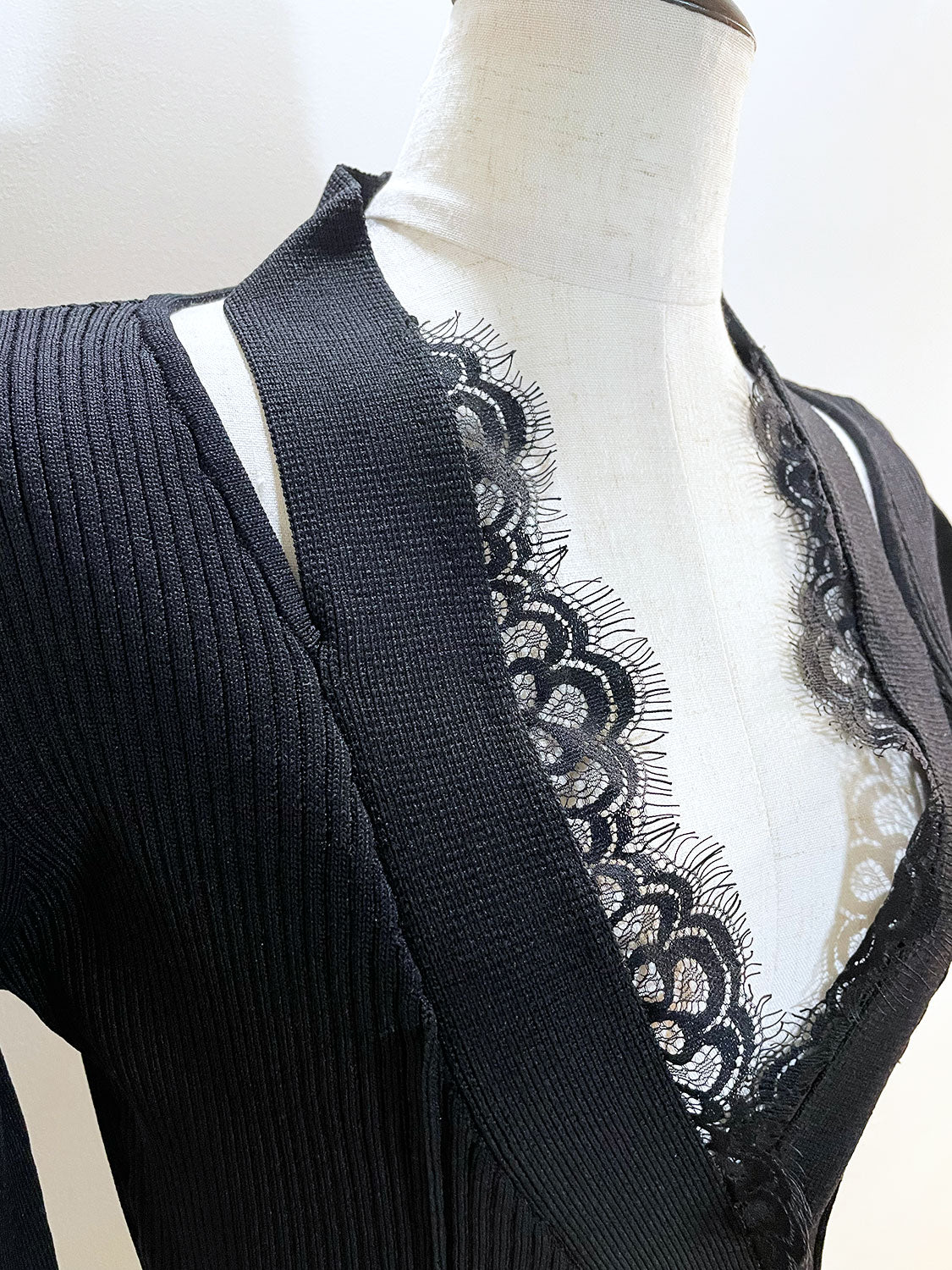 PRANK PROJECT puff sleeve knit cardigan