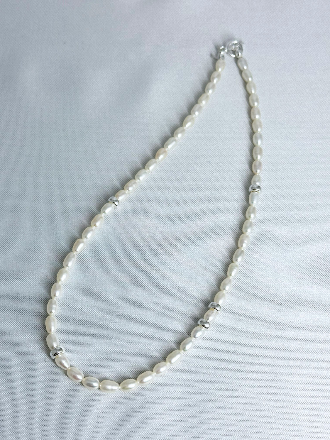 Lemme.  L13303 Lazuli Pearl Necklace