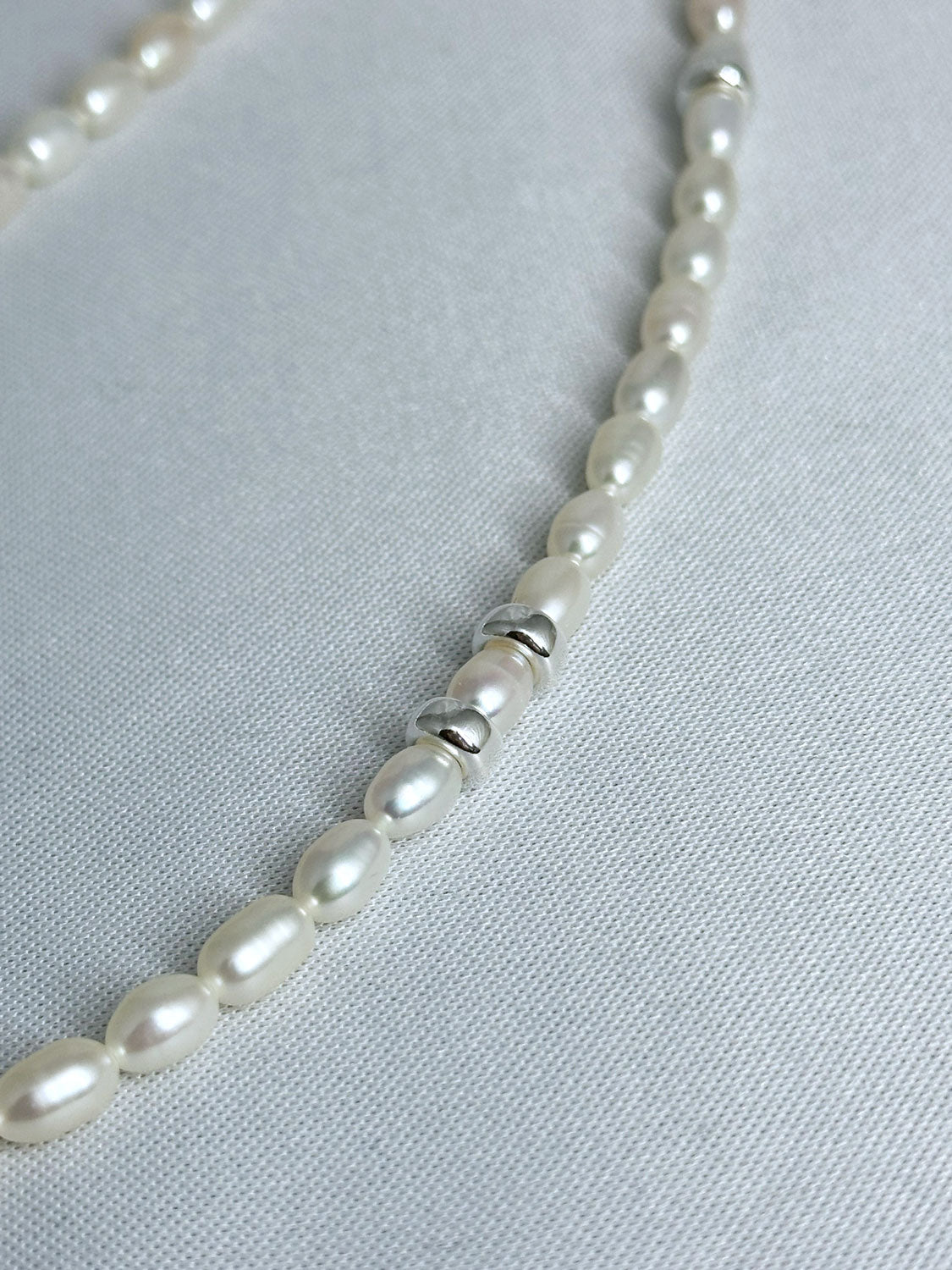 Lemme.  L13303 Lazuli Pearl Necklace