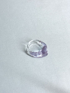 Lemme.  L8202 Crescent Ring (PURPLE)