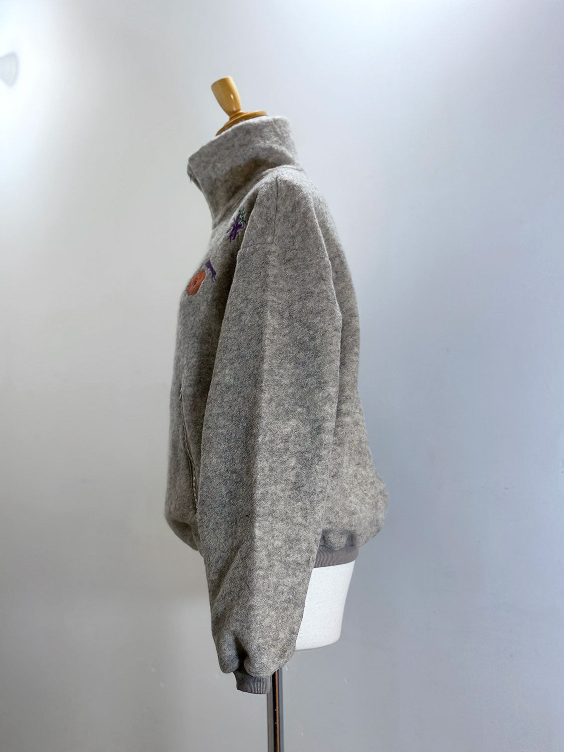 TANAKA ST-283OAF FLEECE PO (FLOWER EMBROIDERY)