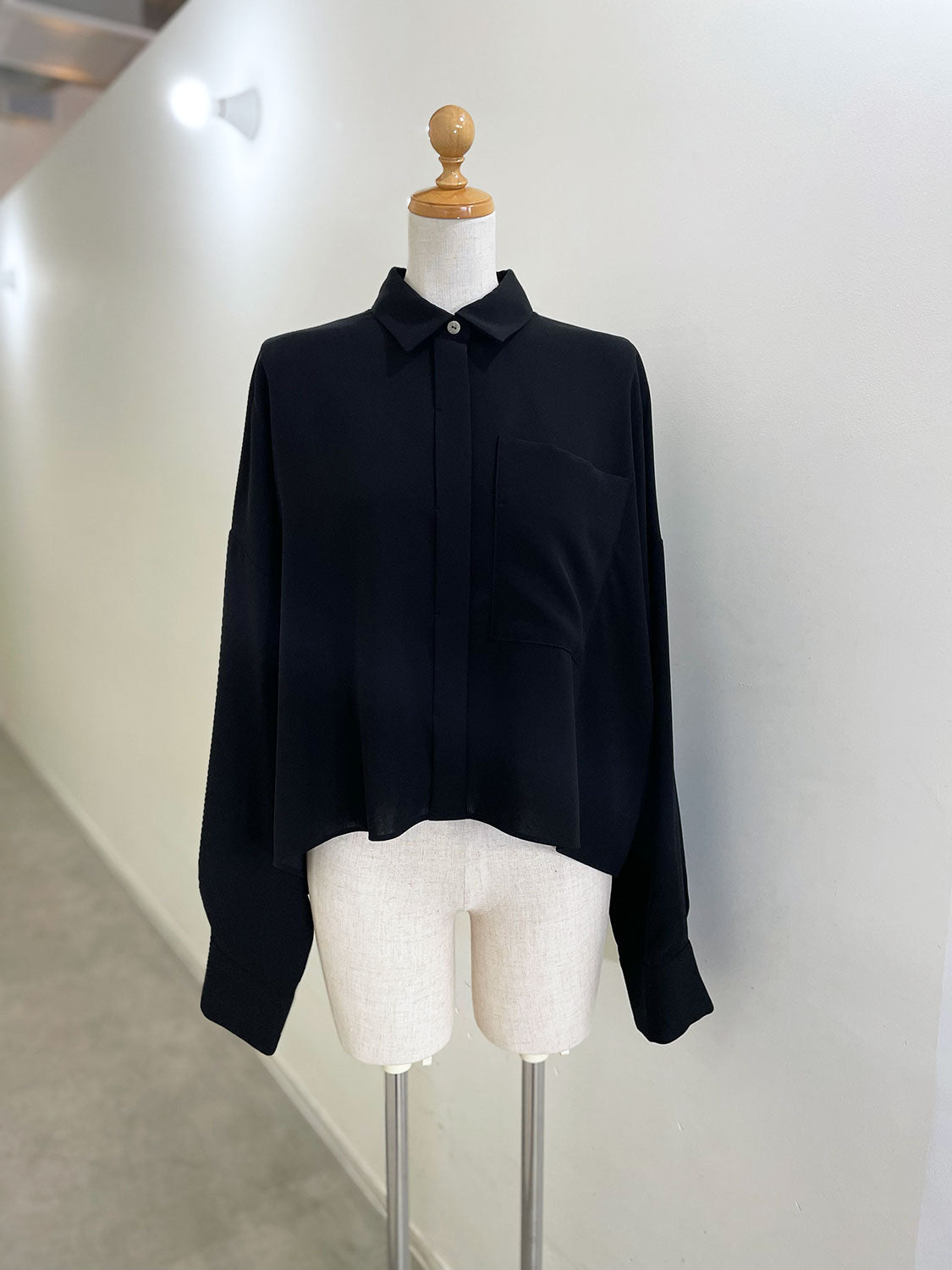 ENFOLD  JUST-LENGTH SHIRT