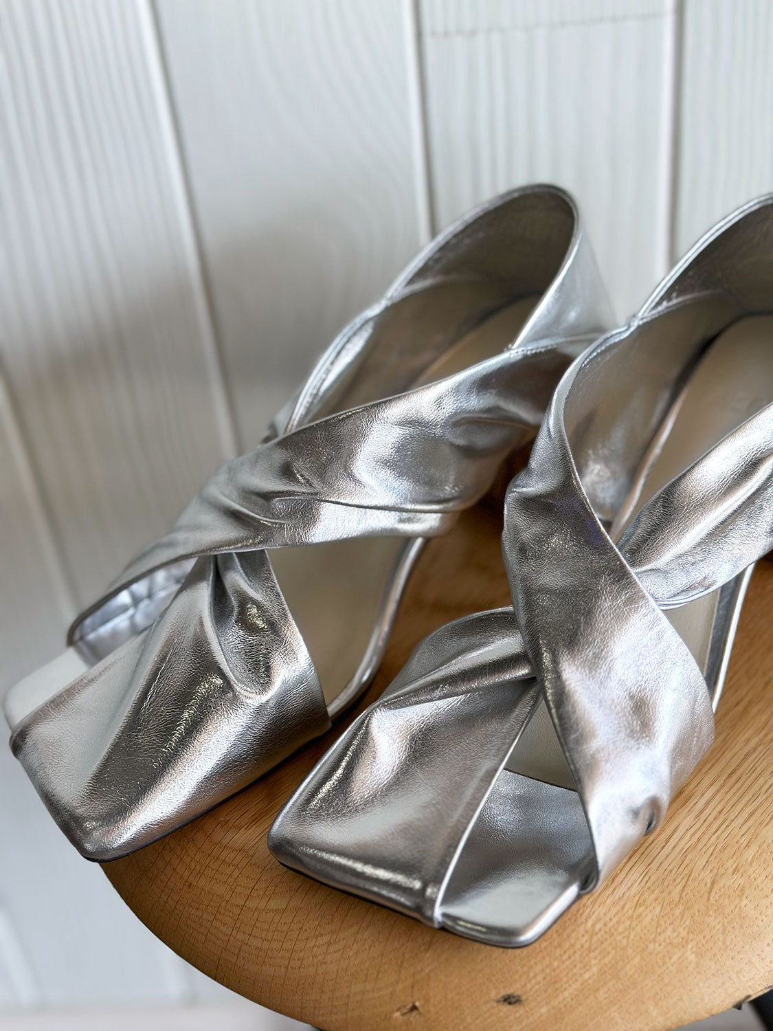 ALM. HEIDI LEATHER PUMPS