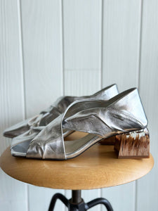 ALM. HEIDI LEATHER PUMPS