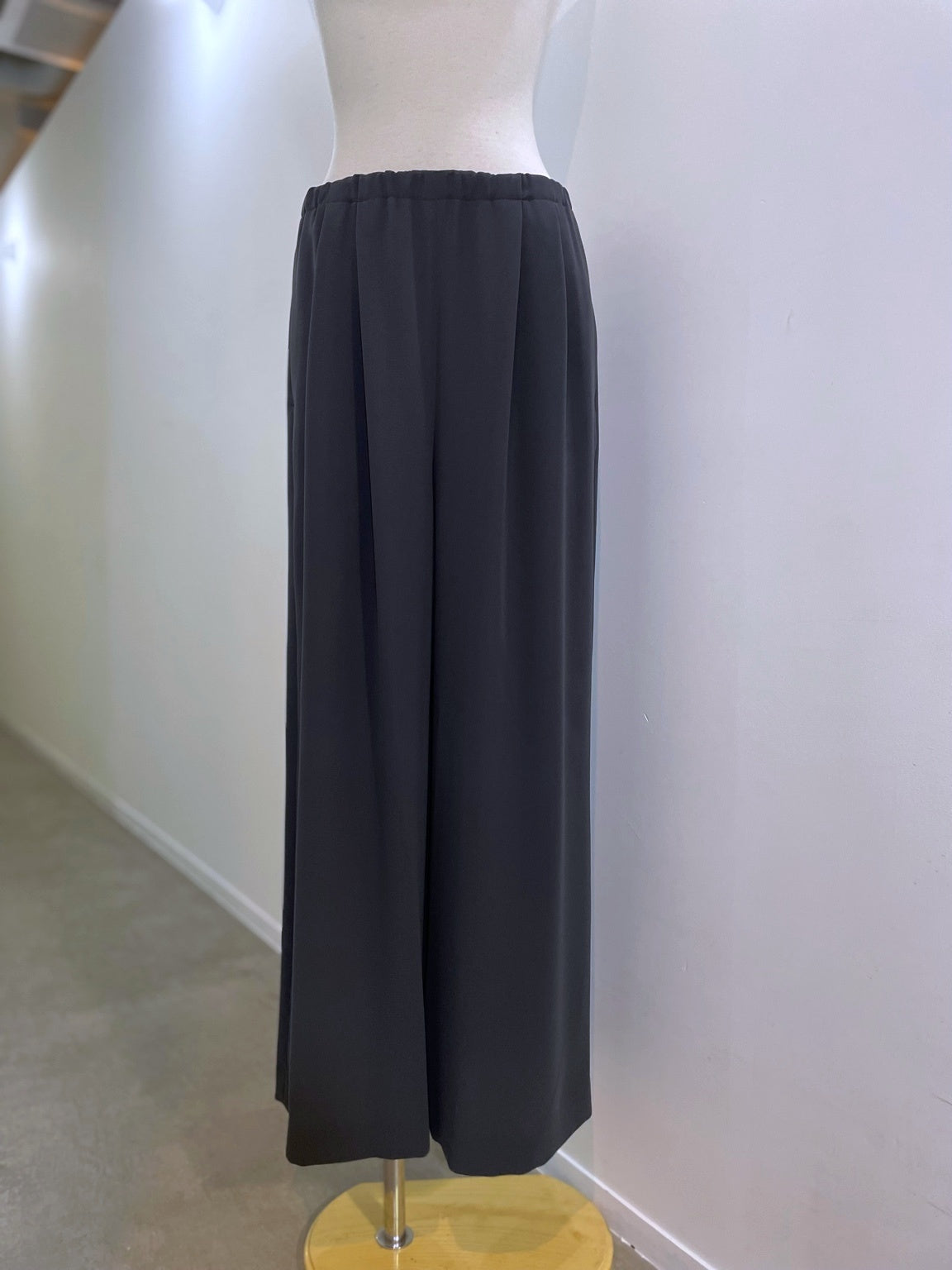 ENFOLD RELAX ELASTIC WIDE-TROUSERS