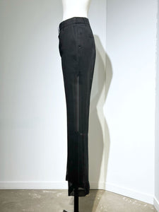 AMOMENTO SHEER STRAIGHT FIT PANTS