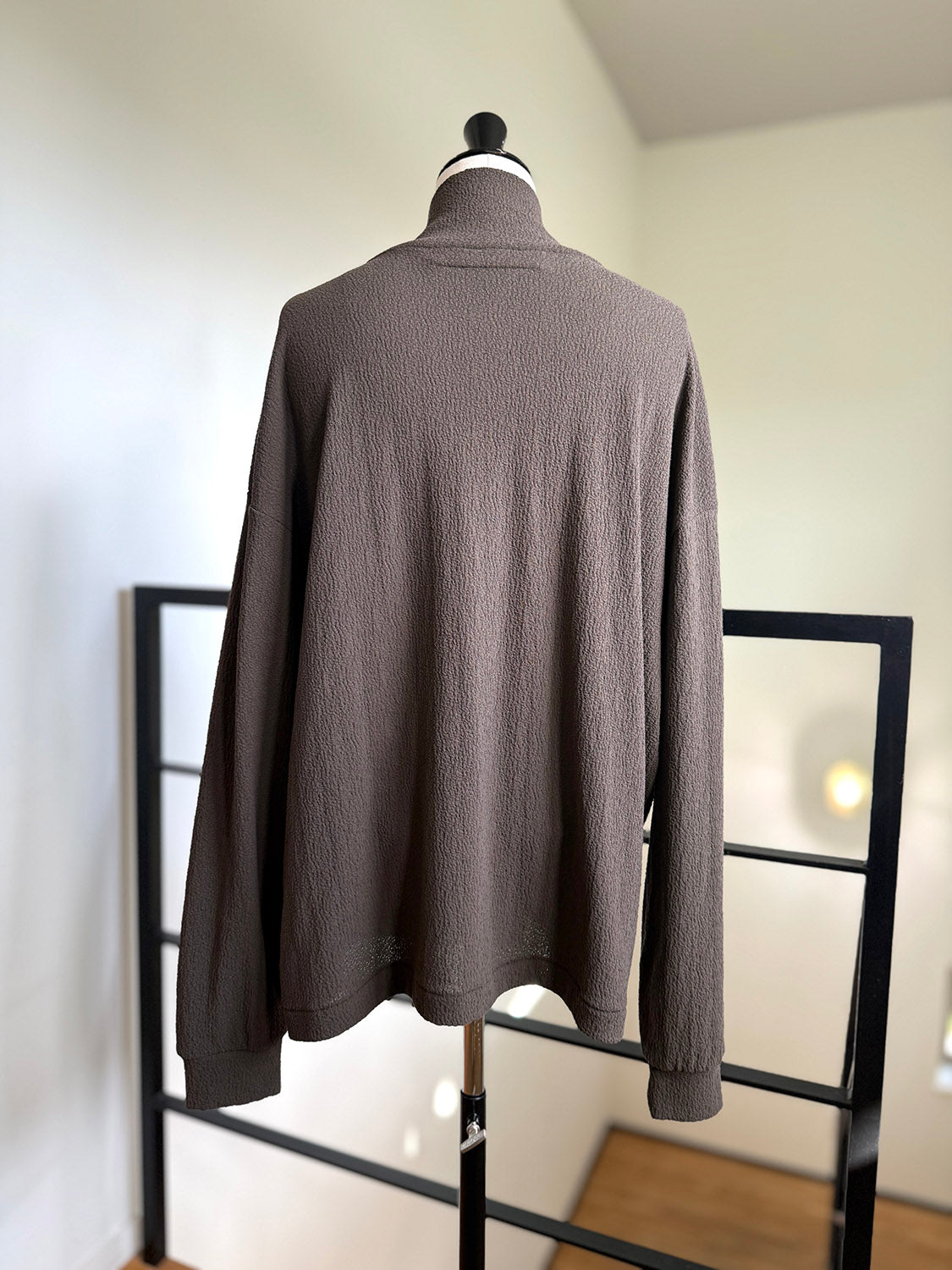 nonnotte N-26S-036 Shawl Collar Tapered Oversized L/S