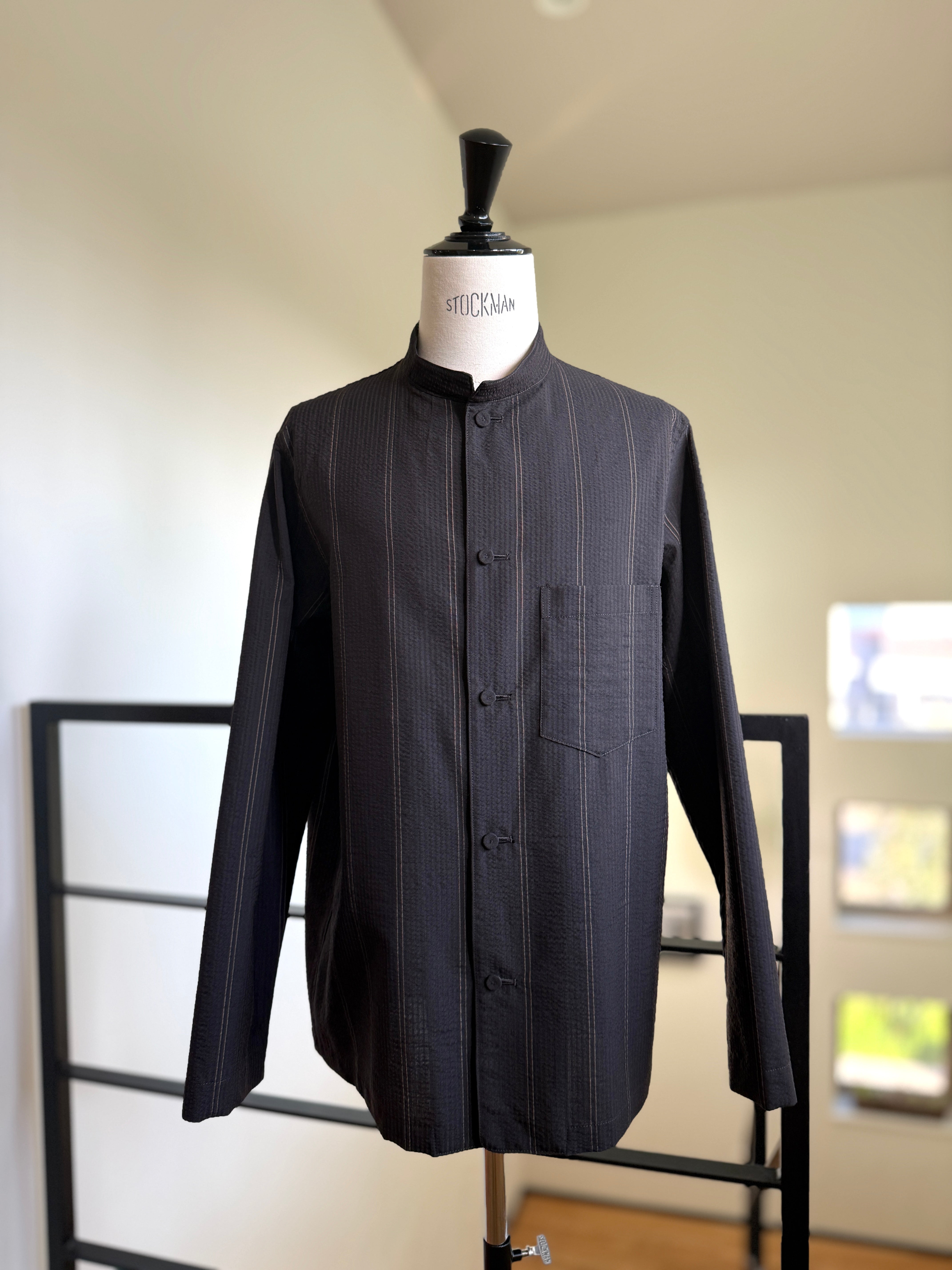 SEEALL  SAU63 SH183 (MK-001)  STAND COLLAR SHIRTS