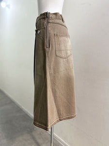 MAISONSPECIAL アシンメトリーデニムスカート