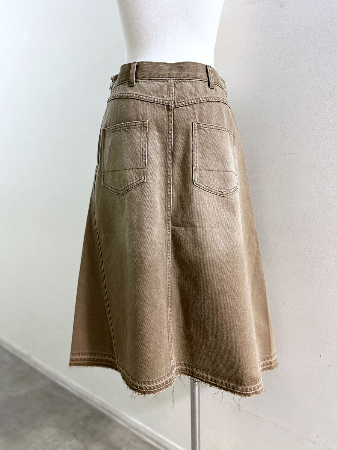 MAISONSPECIAL アシンメトリーデニムスカート