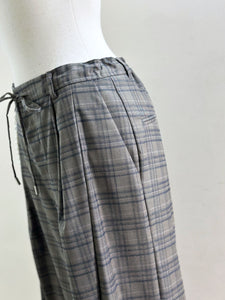 MAISONSPECIAL チェーン付きドレープヘムスラックス