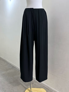 MAISONSPECIAL リアルレザーベルトセットアシンメトリータックパンツ