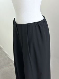 MAISONSPECIAL リアルレザーベルトセットアシンメトリータックパンツ