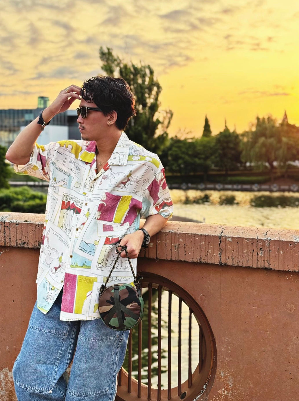 Porter Classic DISNEY ALOHA SHIRT DUMBO
