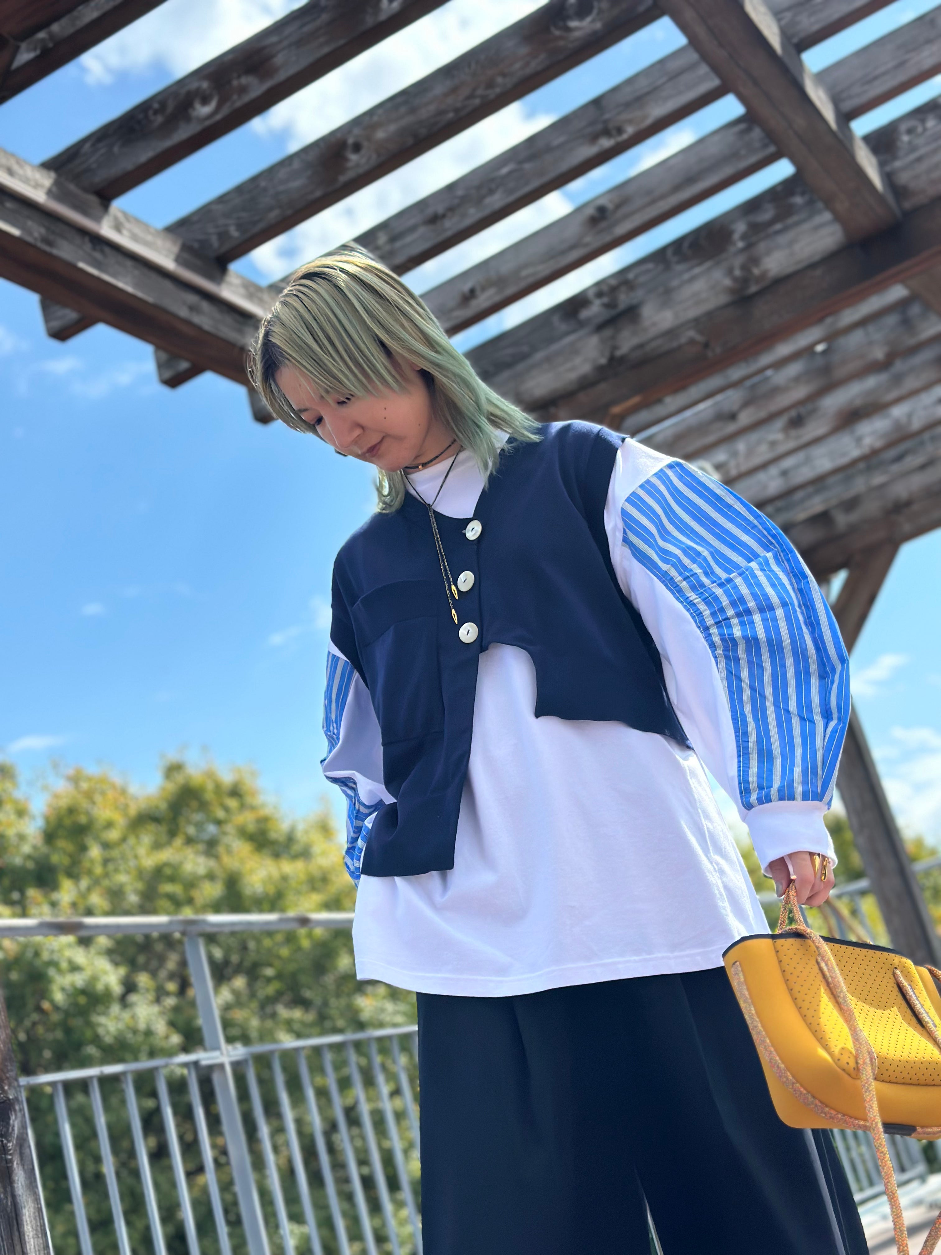 någonstans CRAFTGASS アシンメショートベスト