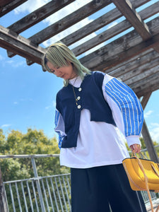 någonstans CRAFTGASS アシンメショートベスト