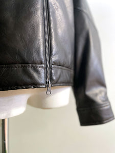 AMOMENTO Synthetic Leather Blouson  *UNISEX