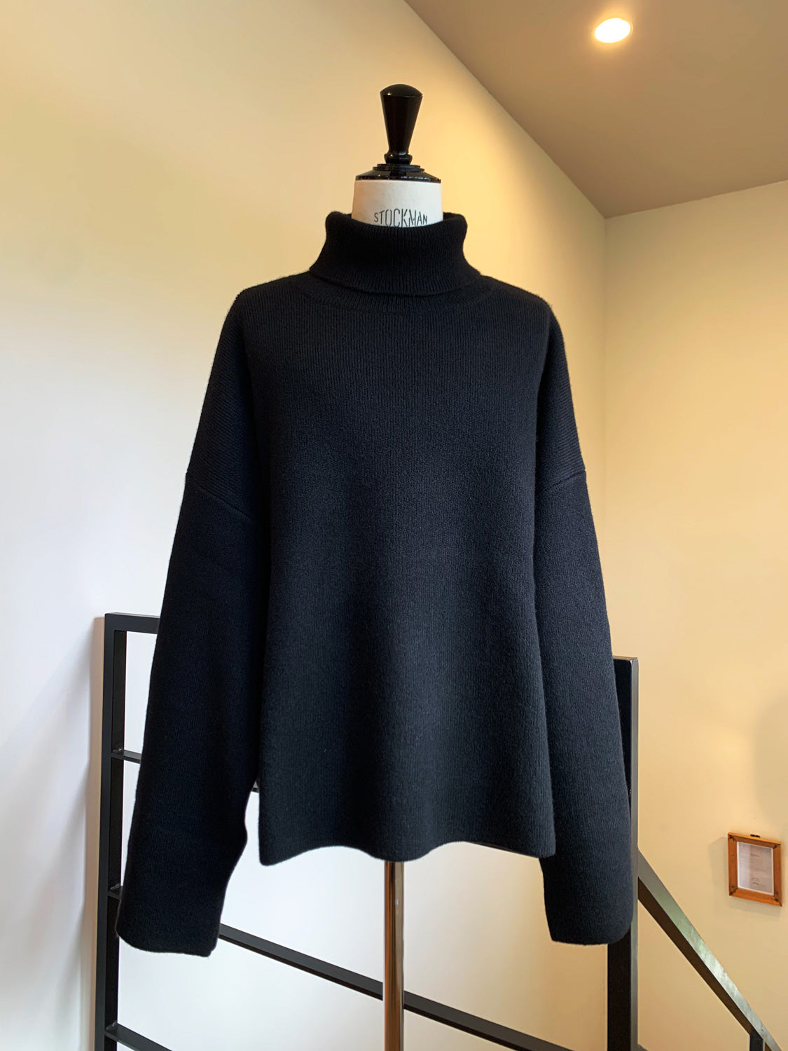 SEEALL  SAU41 KJ681  EXTRA OVER HIGH-NECK SWEATER