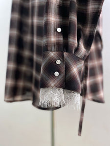 MAISONSPECIAL 2WAYアタッチメントレースシャツ
