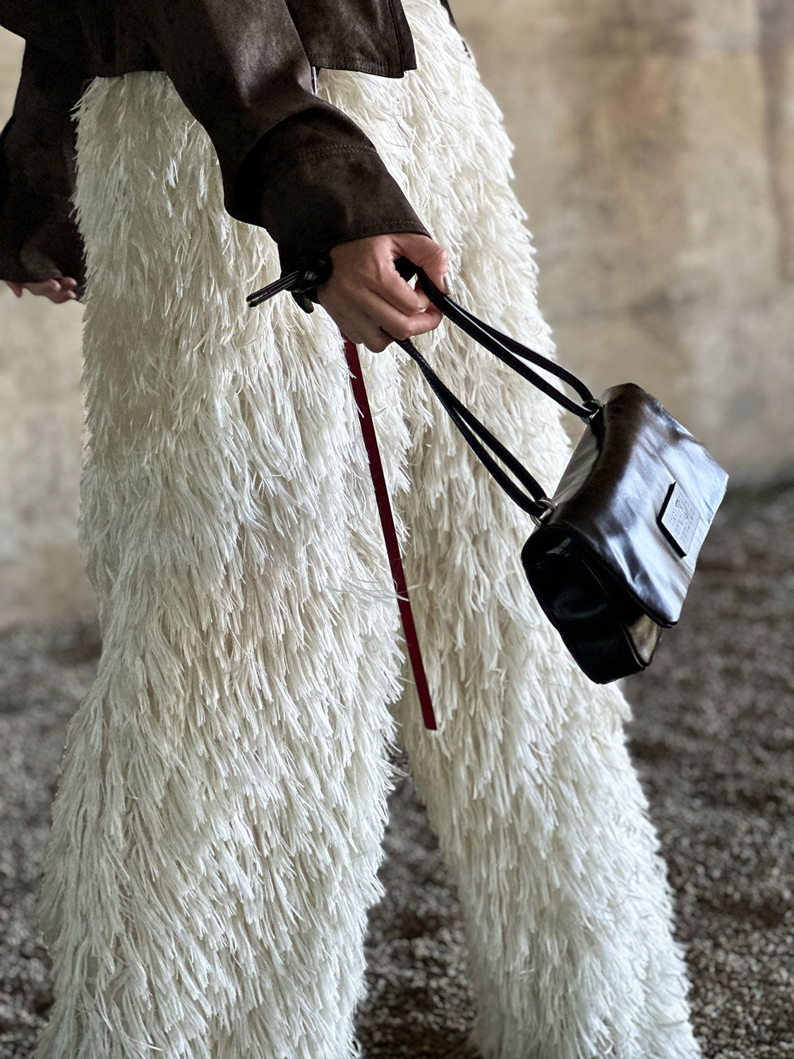 MAISONSPECIAL フェザーパンツ