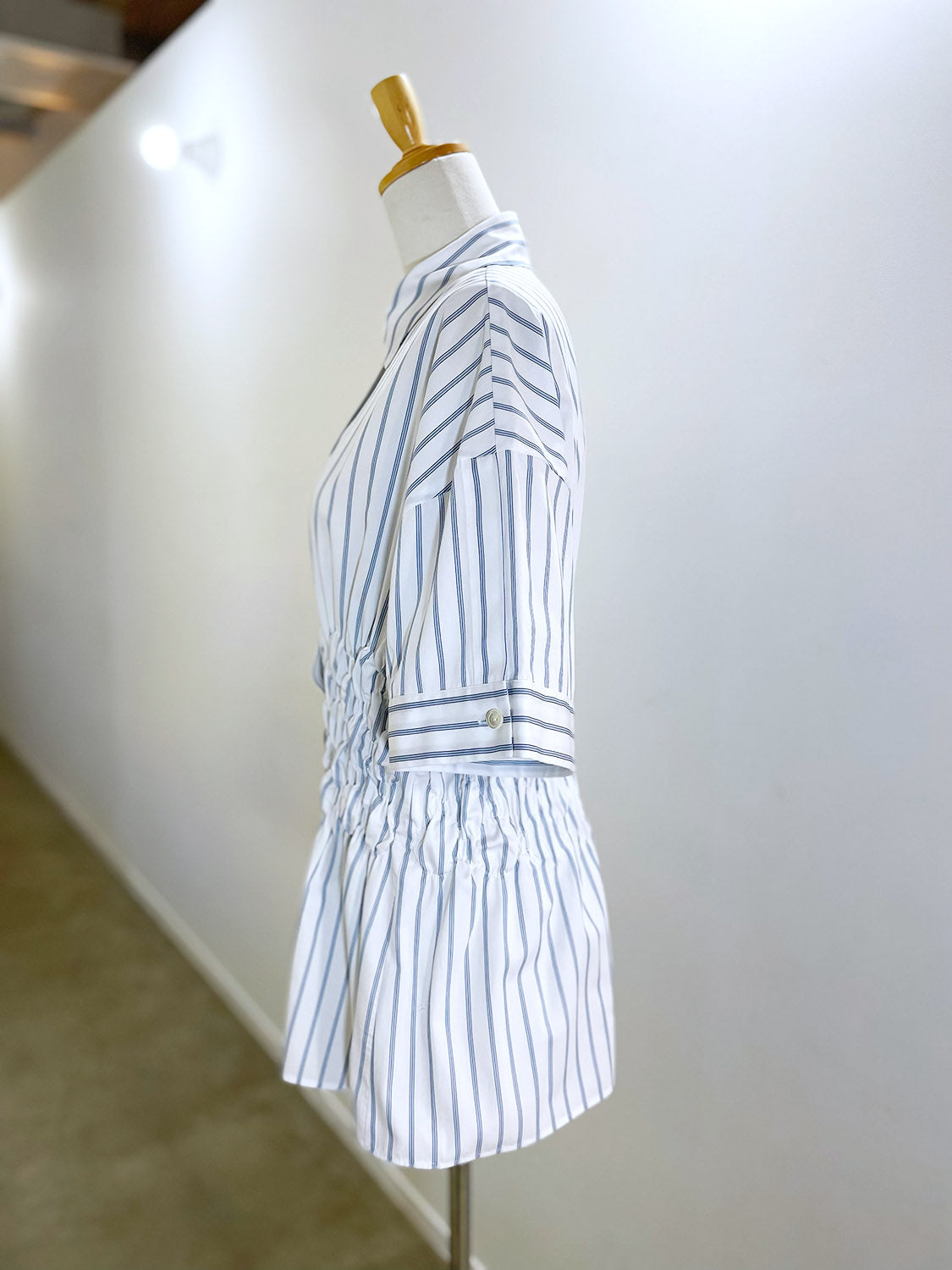 ENFOLD SHIRRING SHIRT