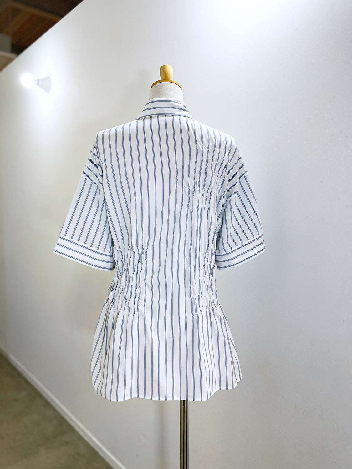 ENFOLD SHIRRING SHIRT