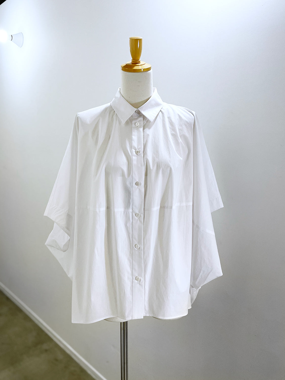 ENFOLD DRAPE HEXAGON SHIRT