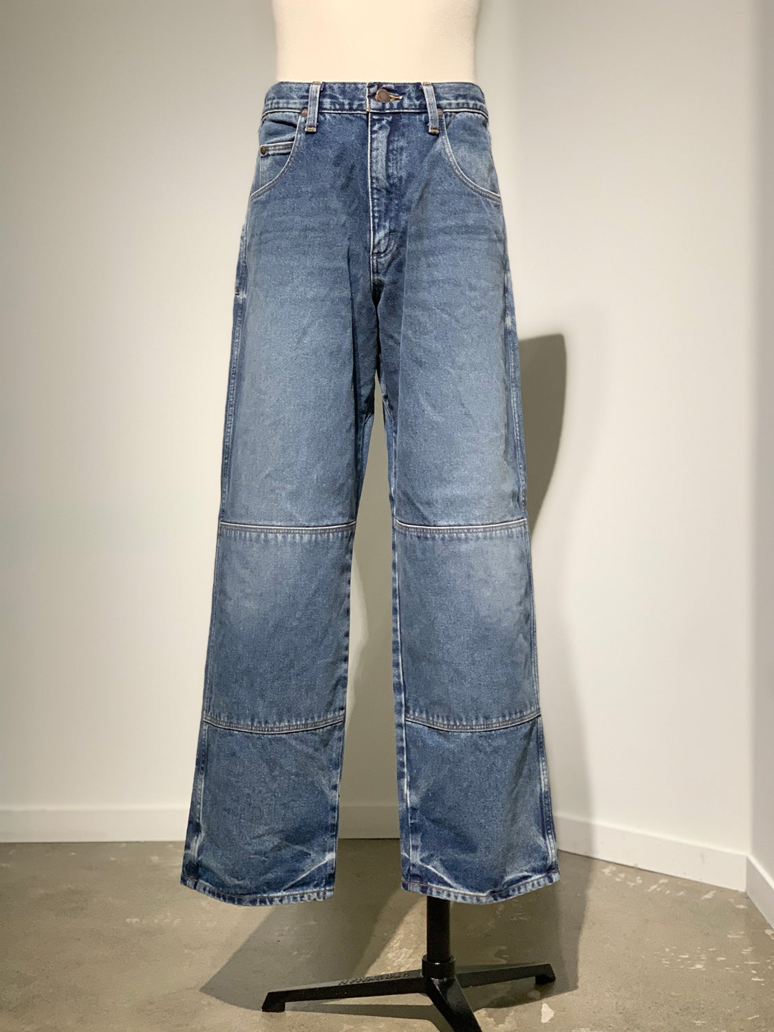 N.HOOLYWOOD  6242-WR02 DOUBLE KNEE DENIM PANTS