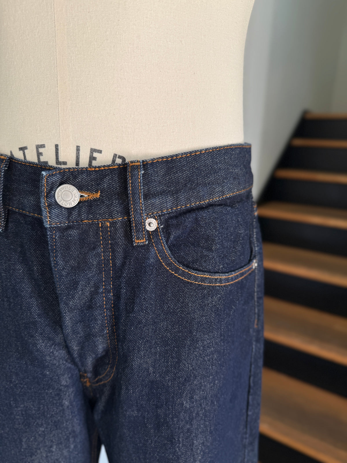 DRIES VAN NOTEN  PANTHERO BIS DEN 4400 M.W.PANTS