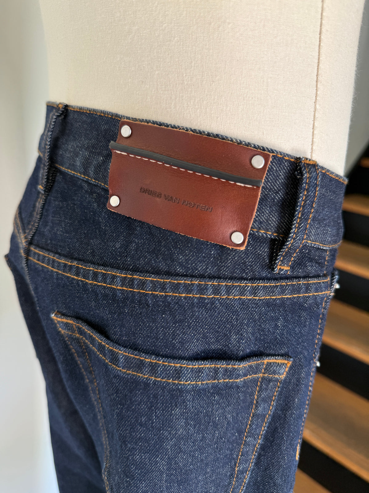 DRIES VAN NOTEN  PANTHERO BIS DEN 4400 M.W.PANTS