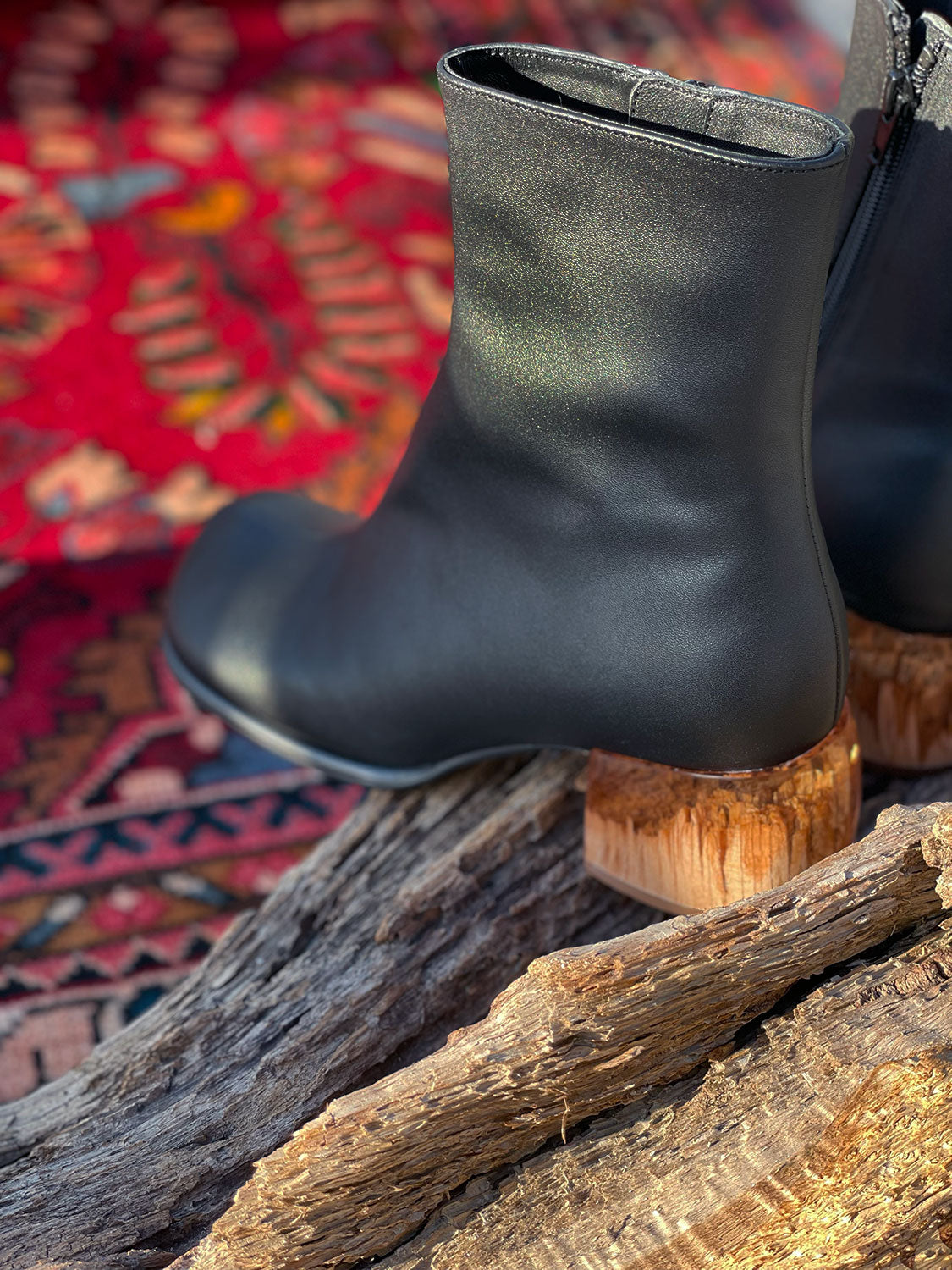 ALM. ADELA LEATHER BOOTS