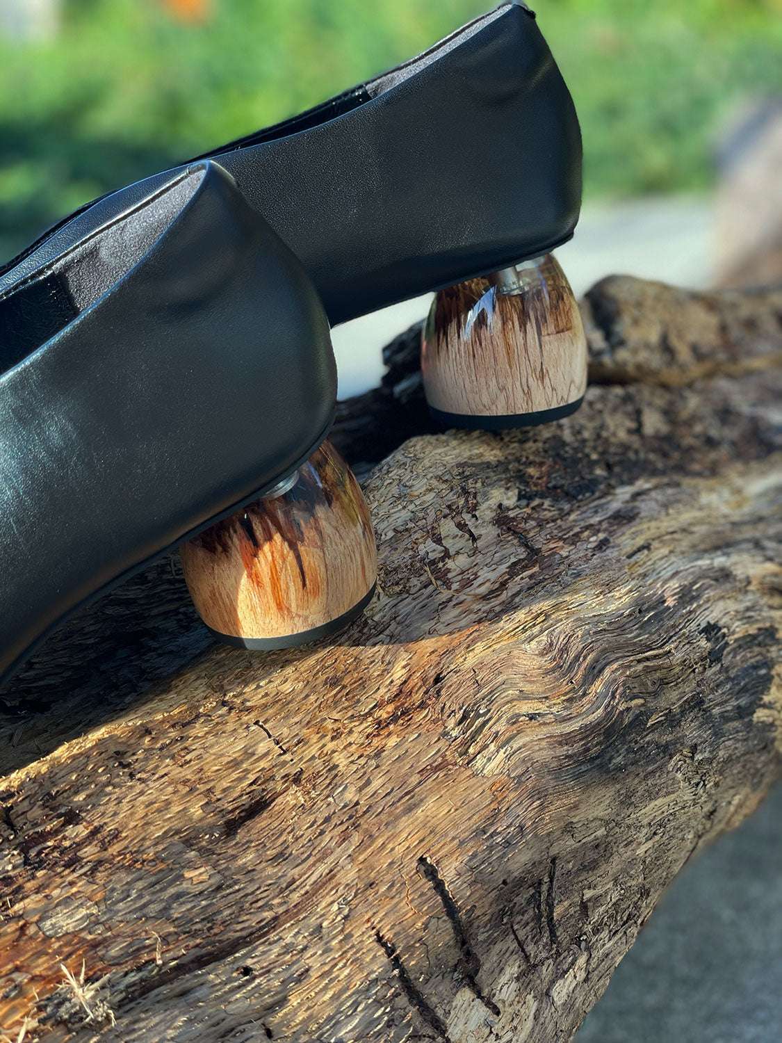 ALM. ARMA LEATHER PUMPS