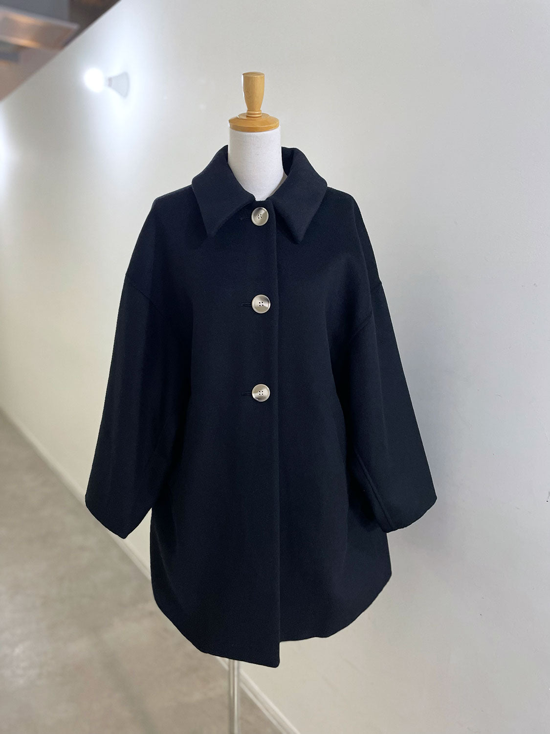 ENFOLD  NAPE SOUTIEN-COLLAR COAT