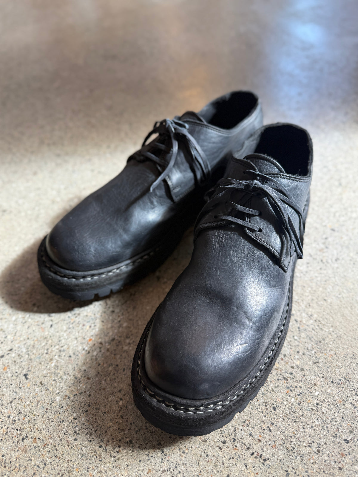 GUIDI  792V_N HORSE FULL GRAIN CLASSIC DERBY
