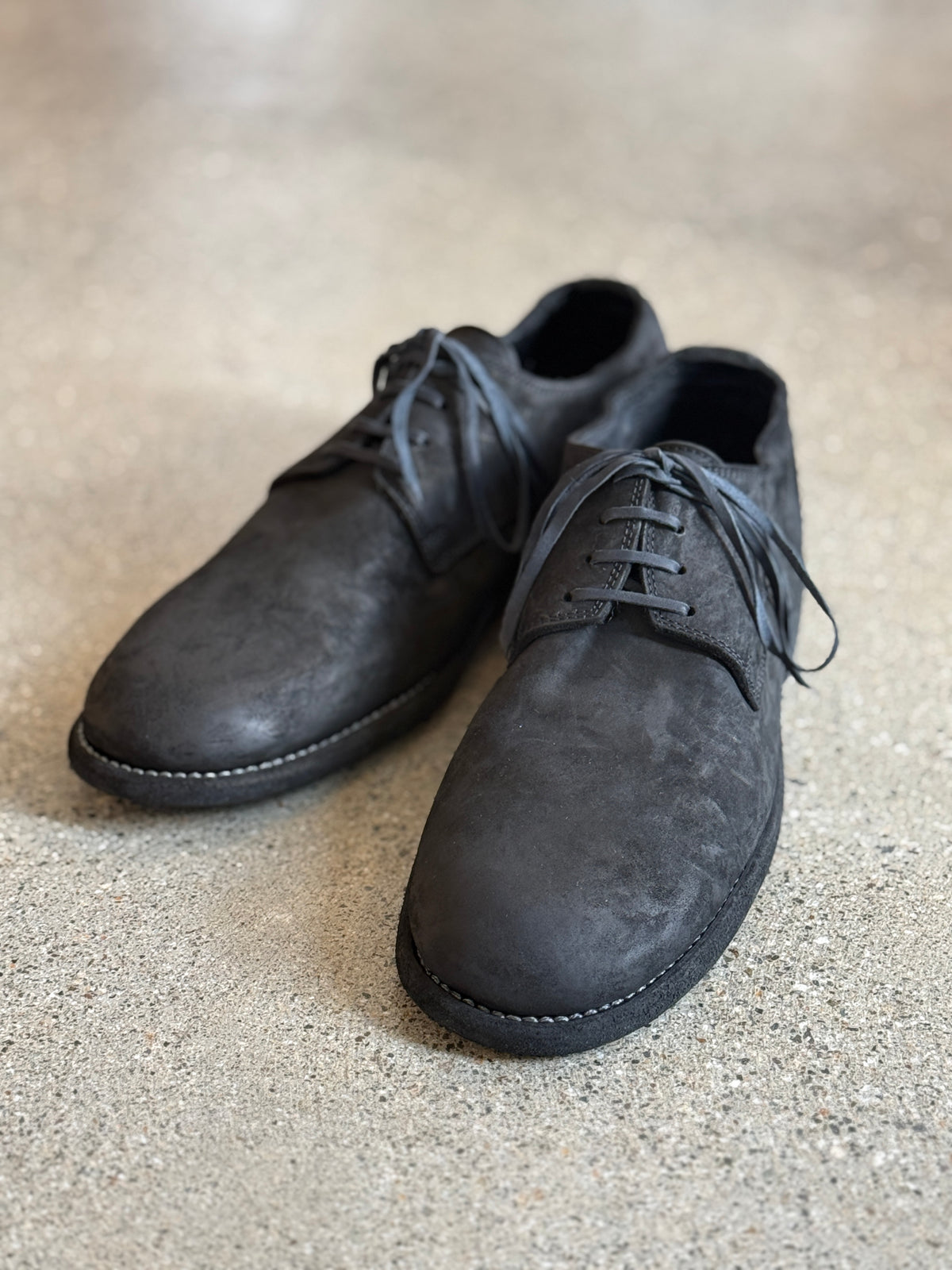 GUIDI  992 CORDOVAN COAT CLASSIC DERBY