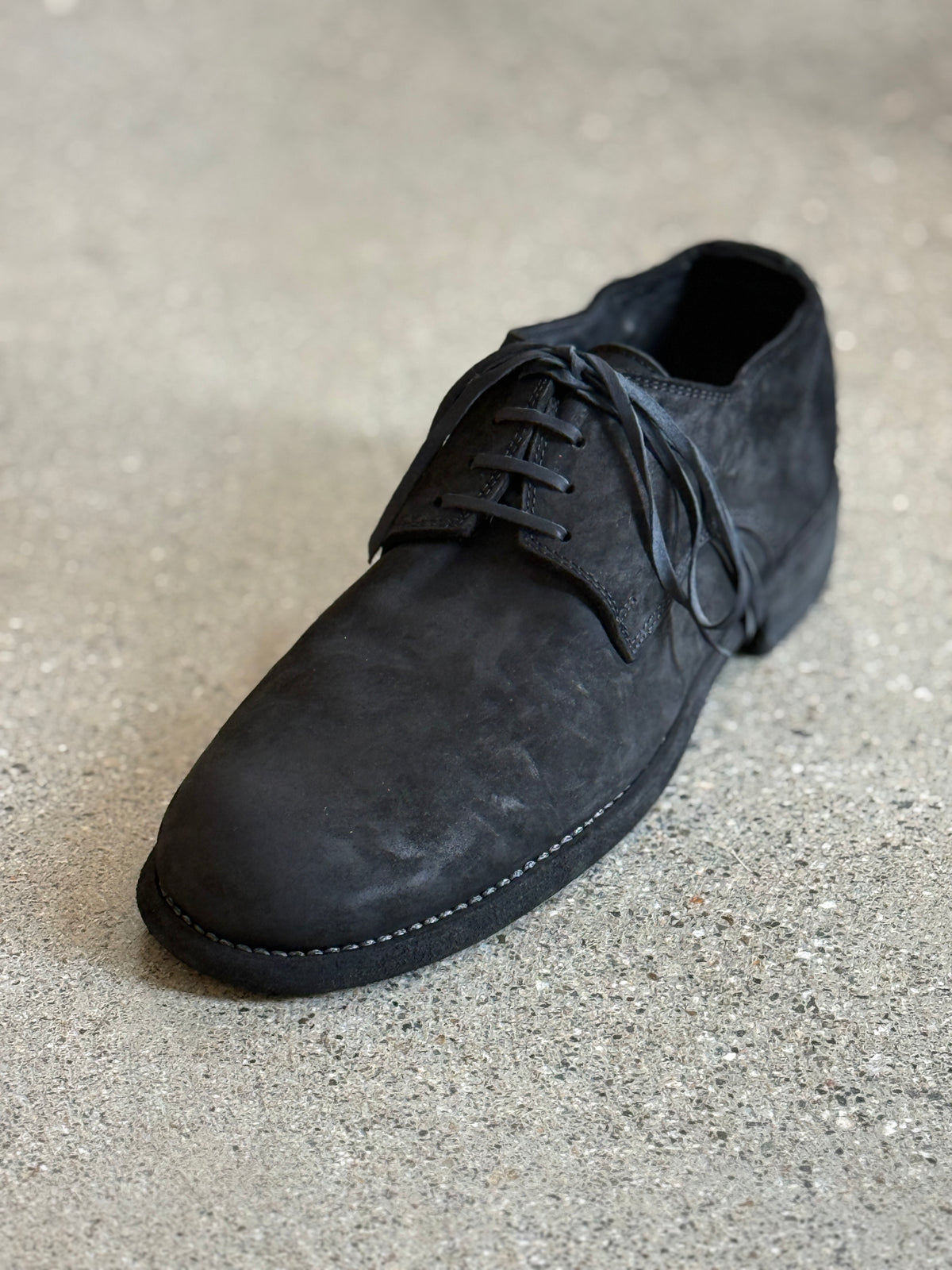 GUIDI  992 CORDOVAN COAT CLASSIC DERBY